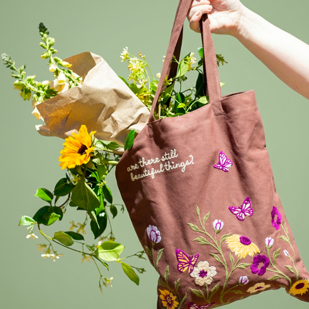Are There Still Beautiful Embroidered Tote Bag