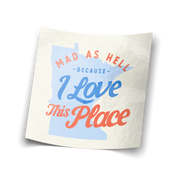 Mad as Hell Because I Love Minnesota Sticker