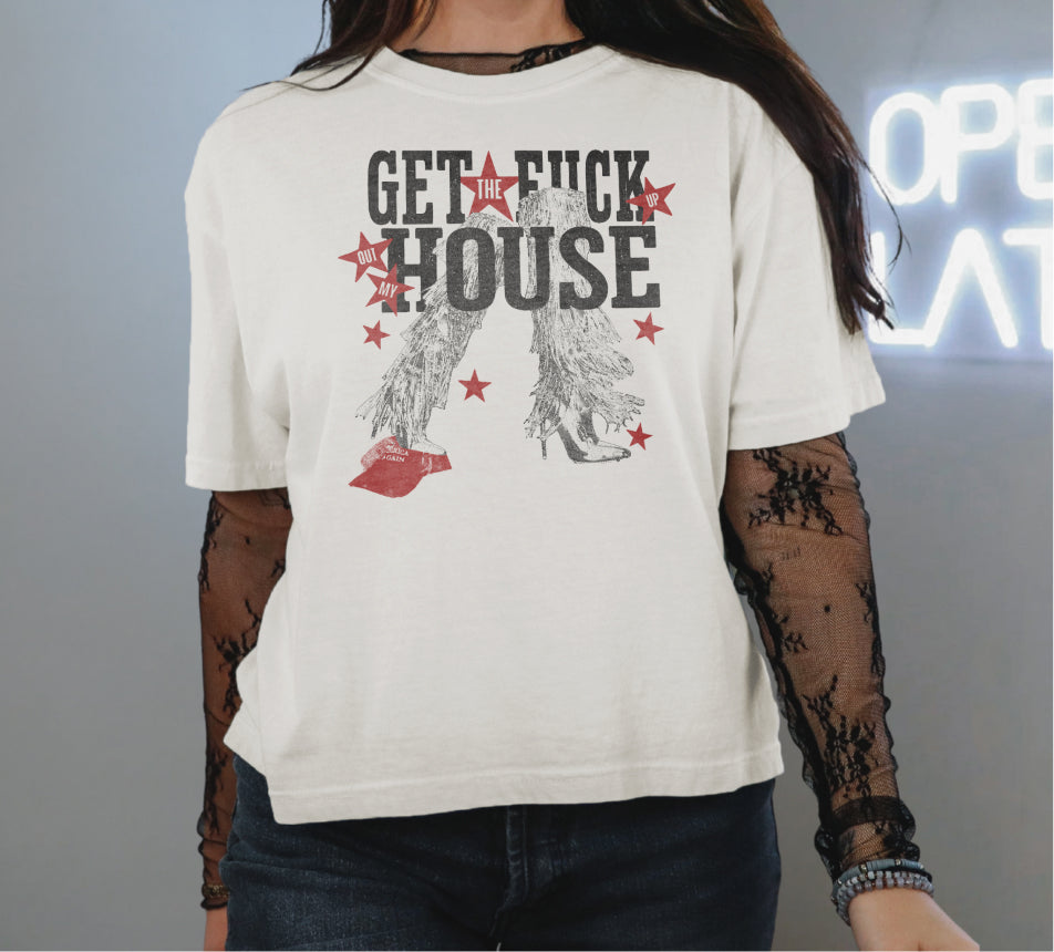 My House Comfort Colors Crop Top
