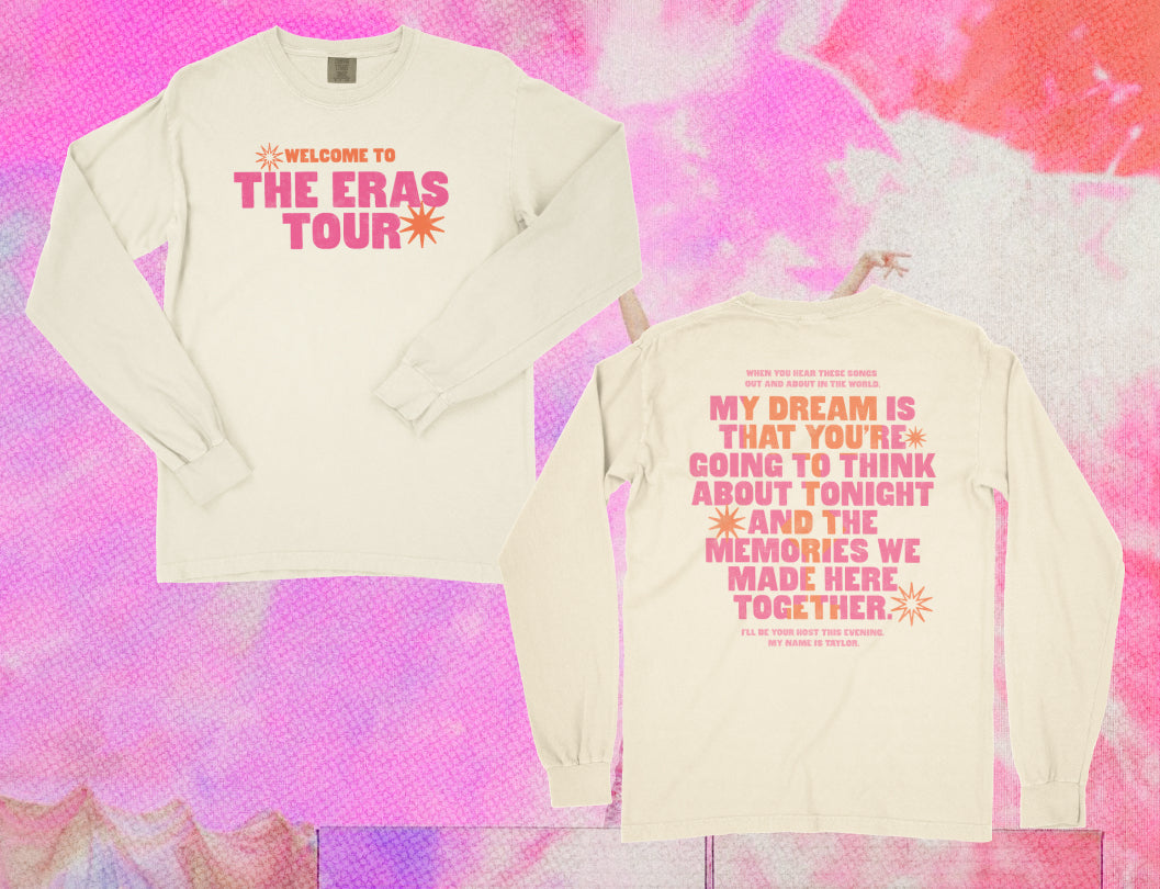 Welcome To The Eras Long Sleeve Tee