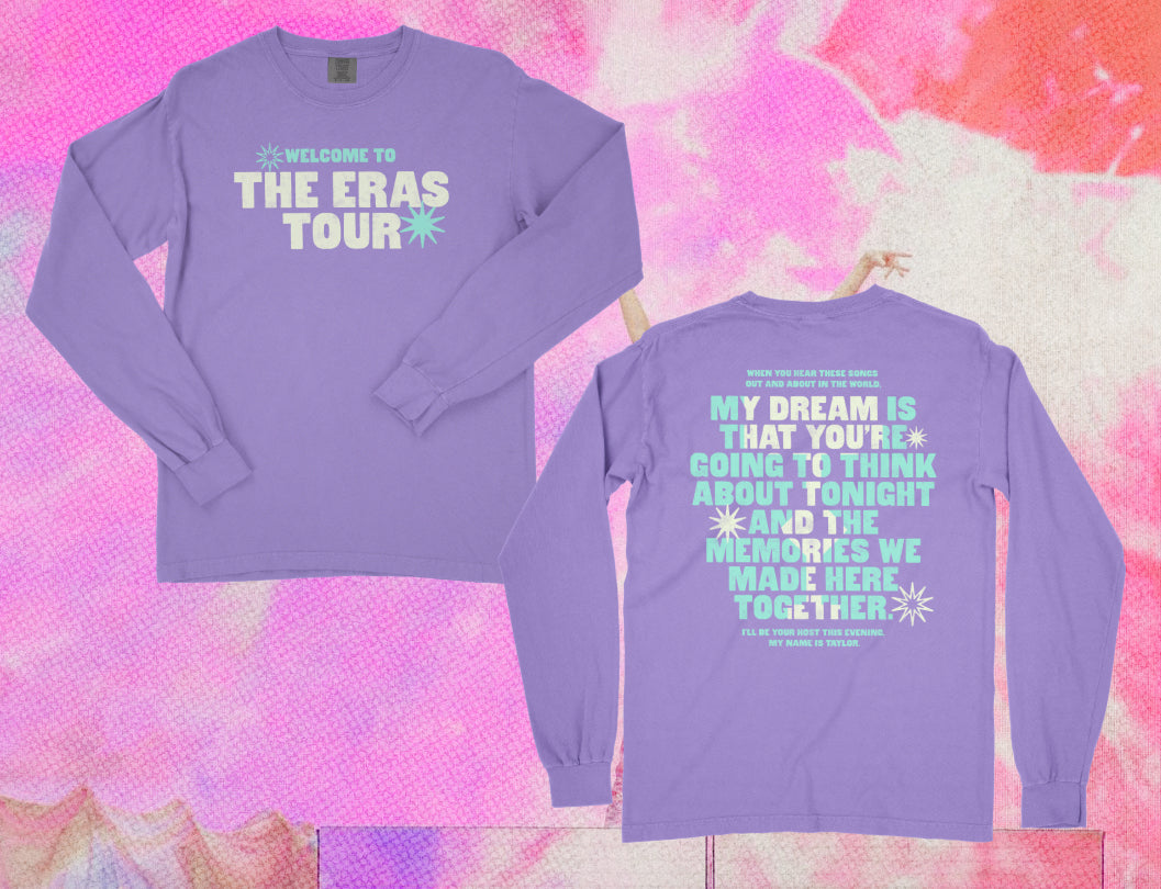 Welcome To The Eras Long Sleeve Tee