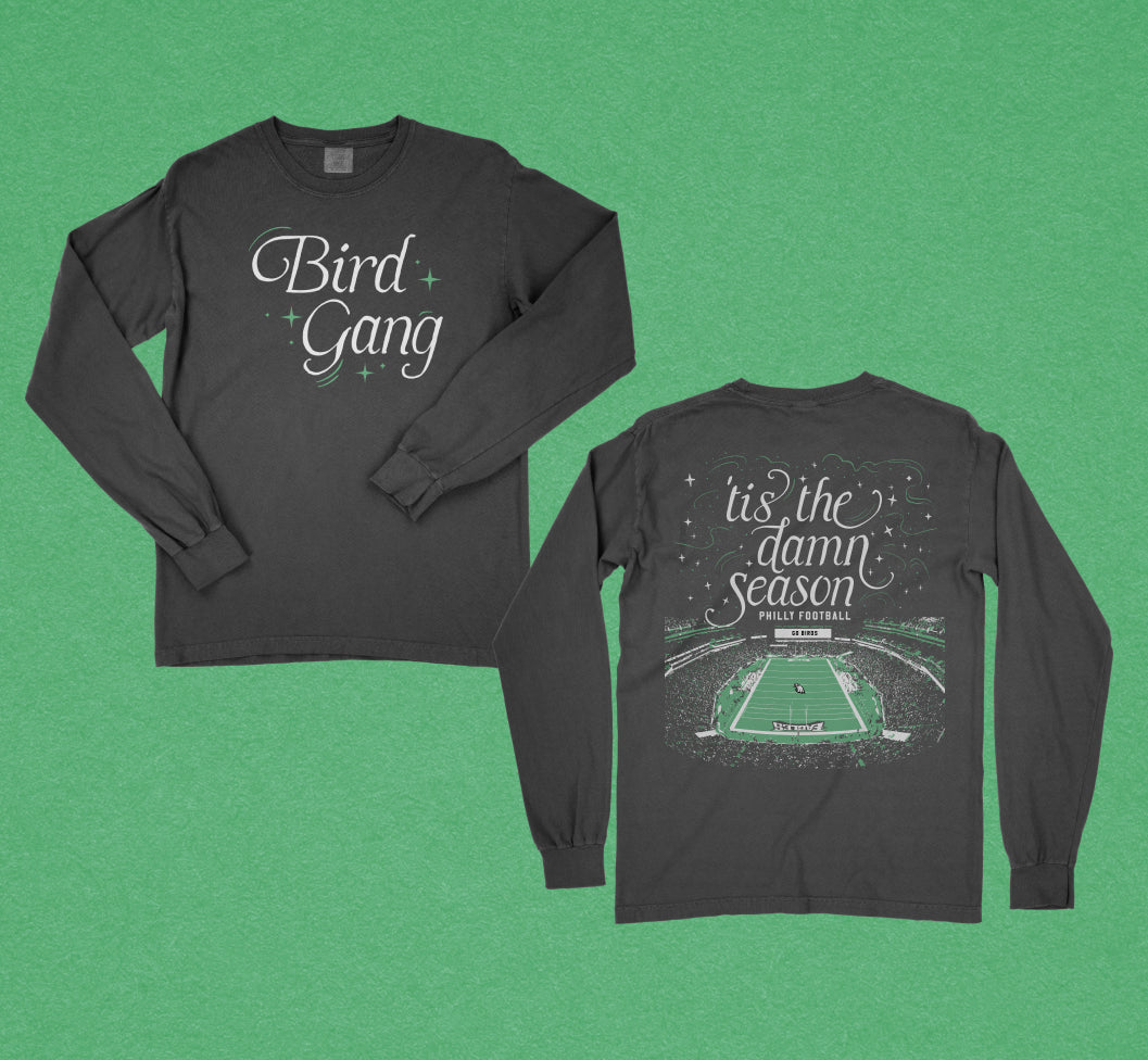 Bird Gang Philly Football Long Sleeve Tee