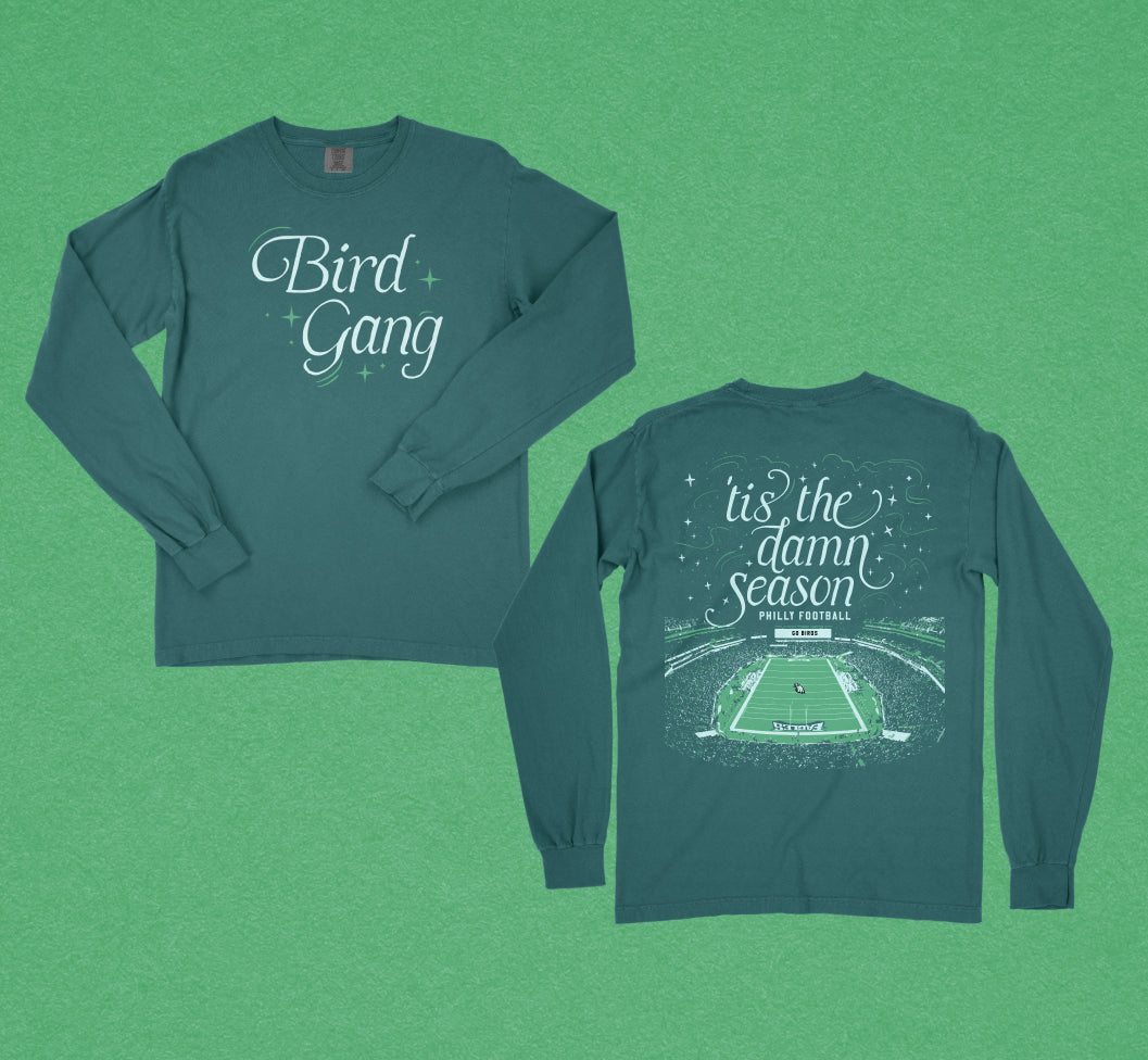 Bird Gang Philly Football Long Sleeve Tee