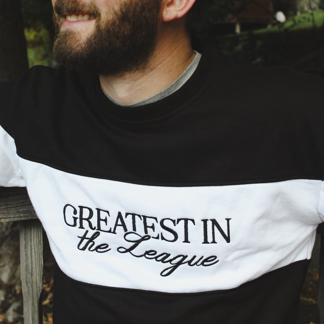 Black Game Day Classic Varsity Crewneck