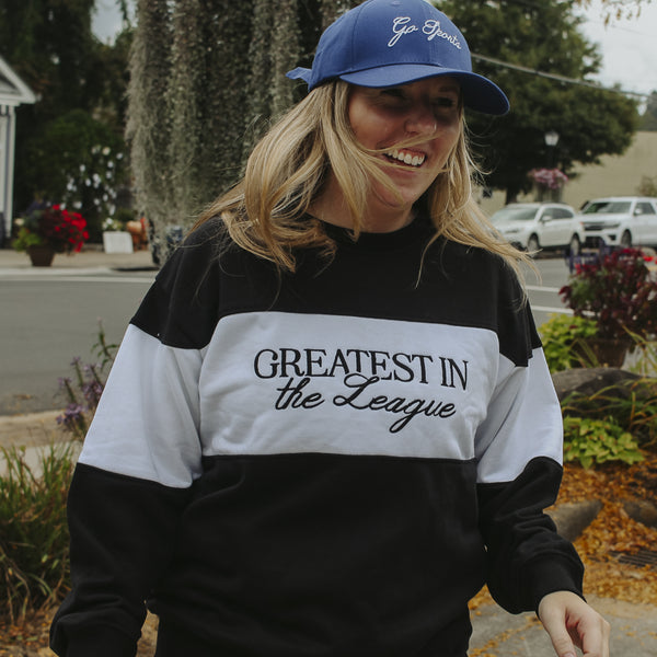 Black Game Day Classic Varsity Crewneck