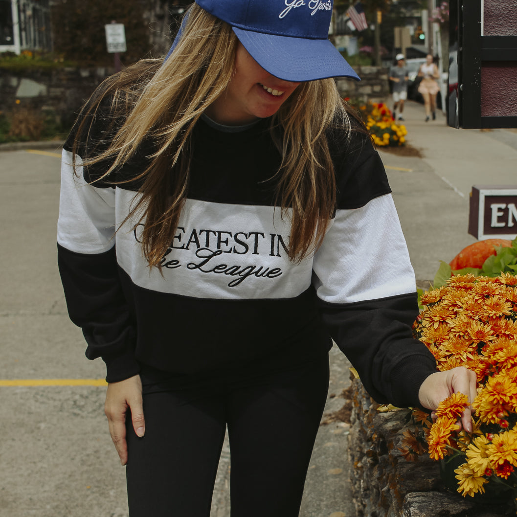 Black Game Day Classic Varsity Crewneck