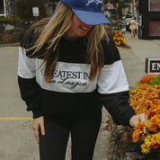 Black Game Day Classic Varsity Crewneck