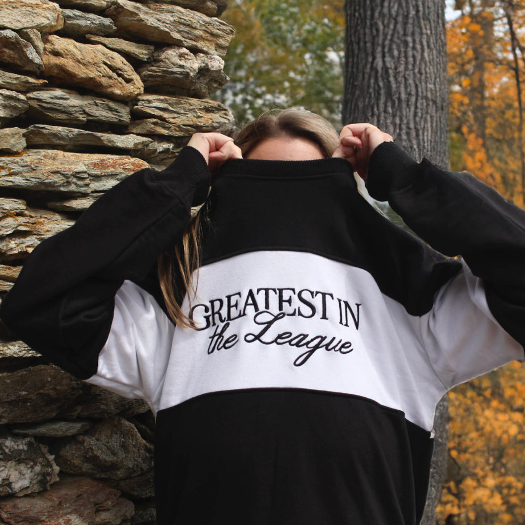 Black Game Day Classic Varsity Crewneck