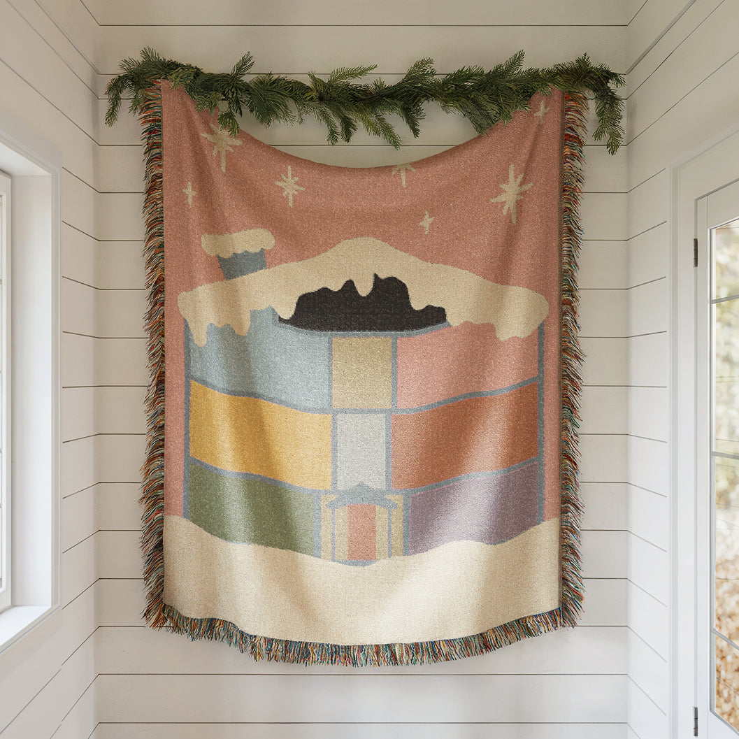 House of Love Woven Blanket