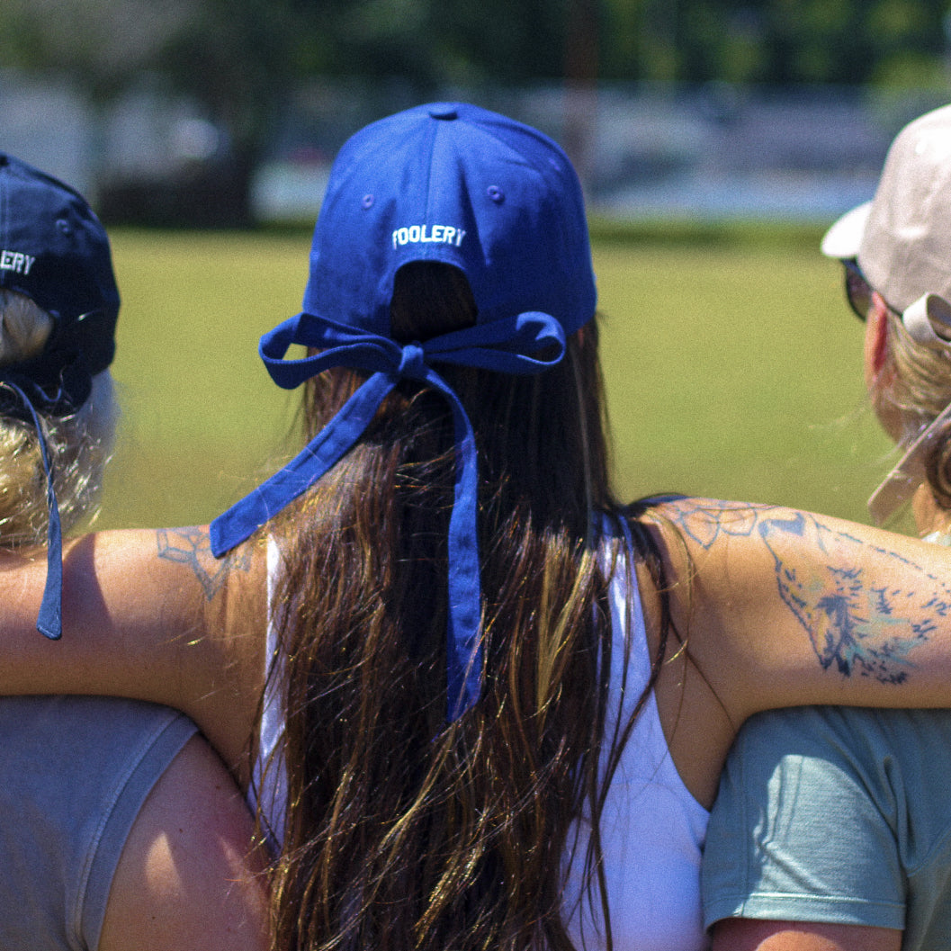Go Sports Blue Bow Hat