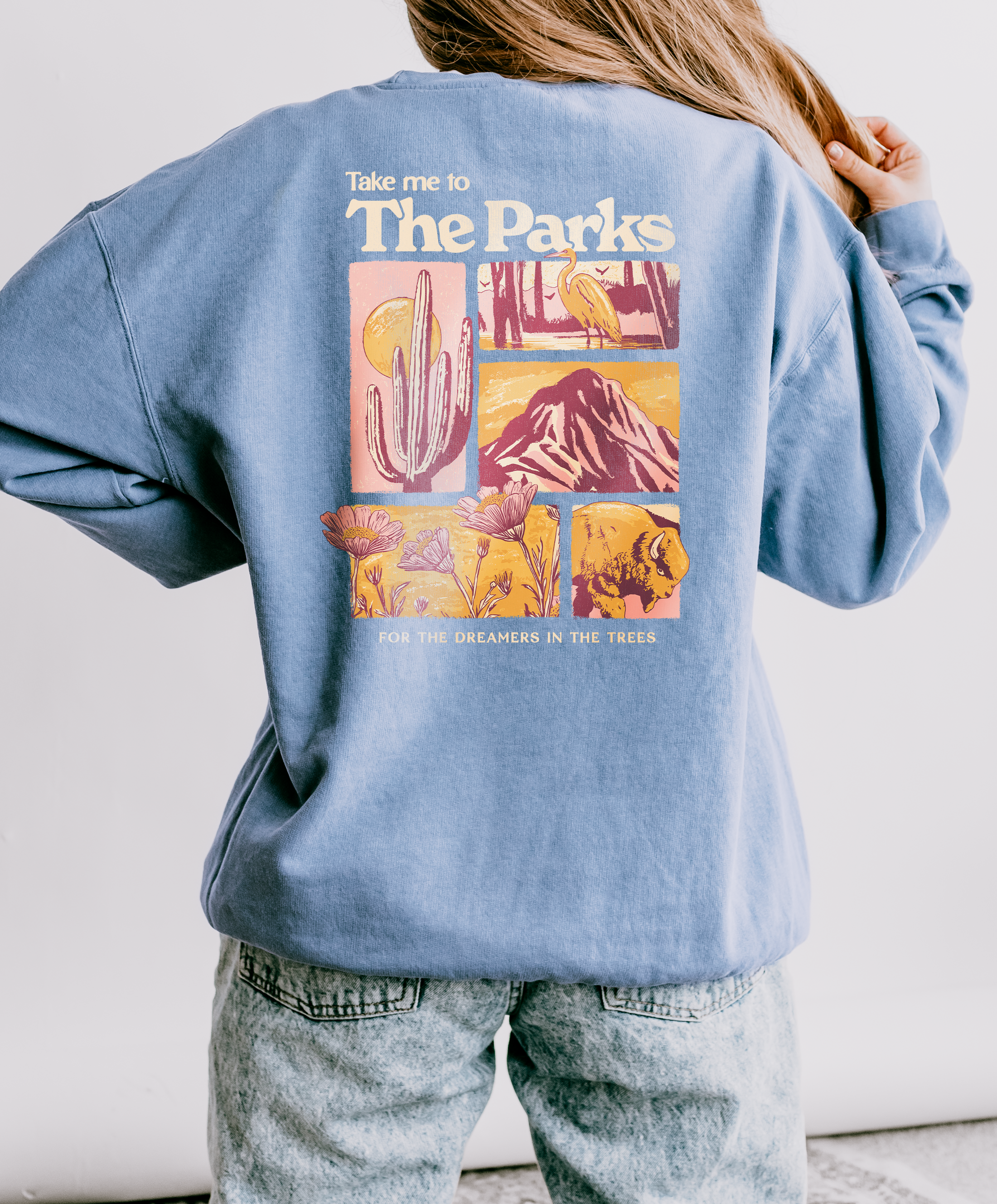 Dreamers in The Trees Lightweight Crewneck
