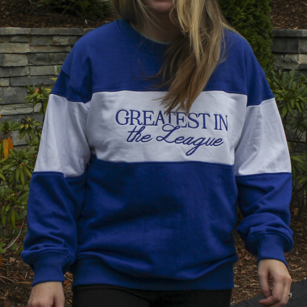 Blue Game Day Classic Varsity Crewneck