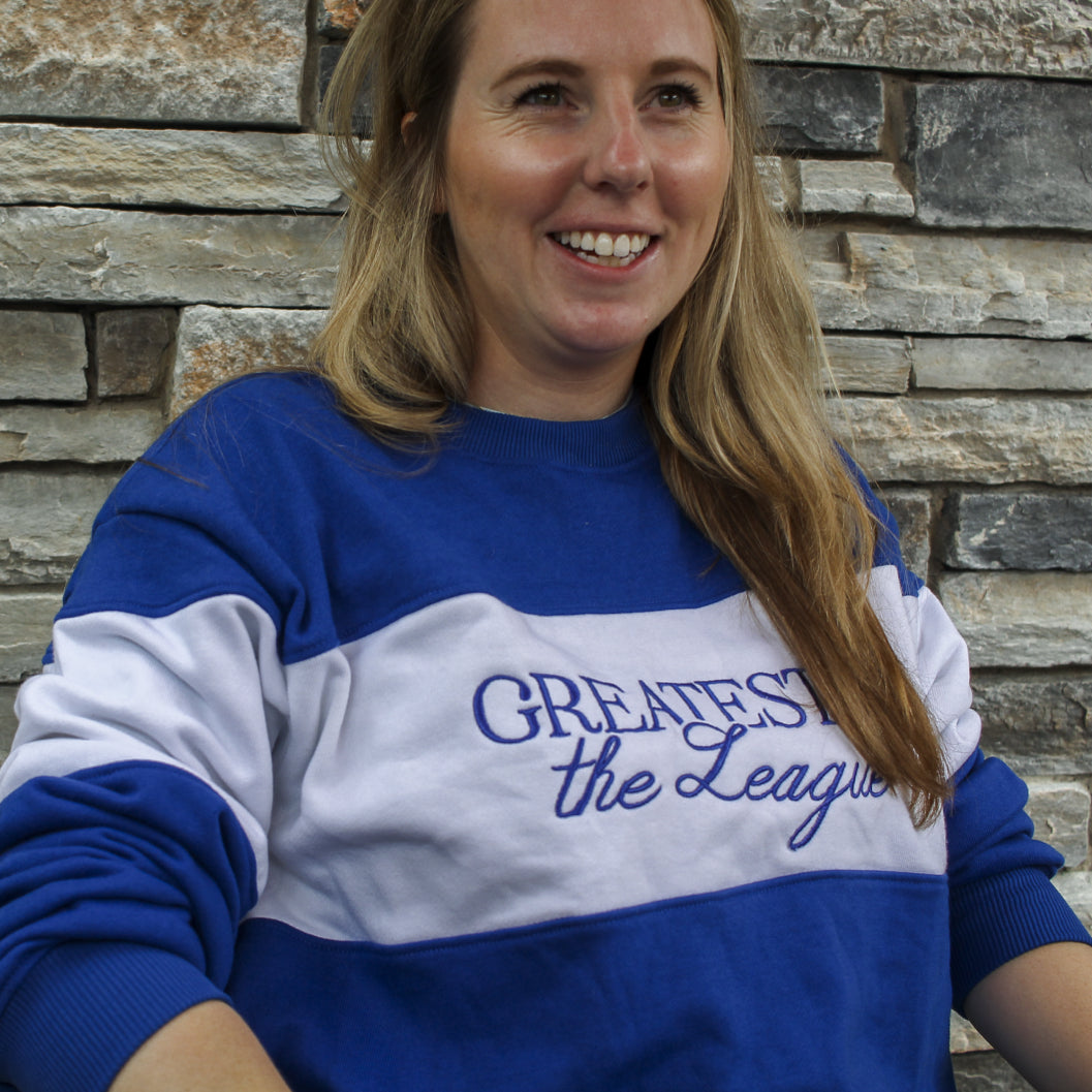 Blue Game Day Classic Varsity Crewneck