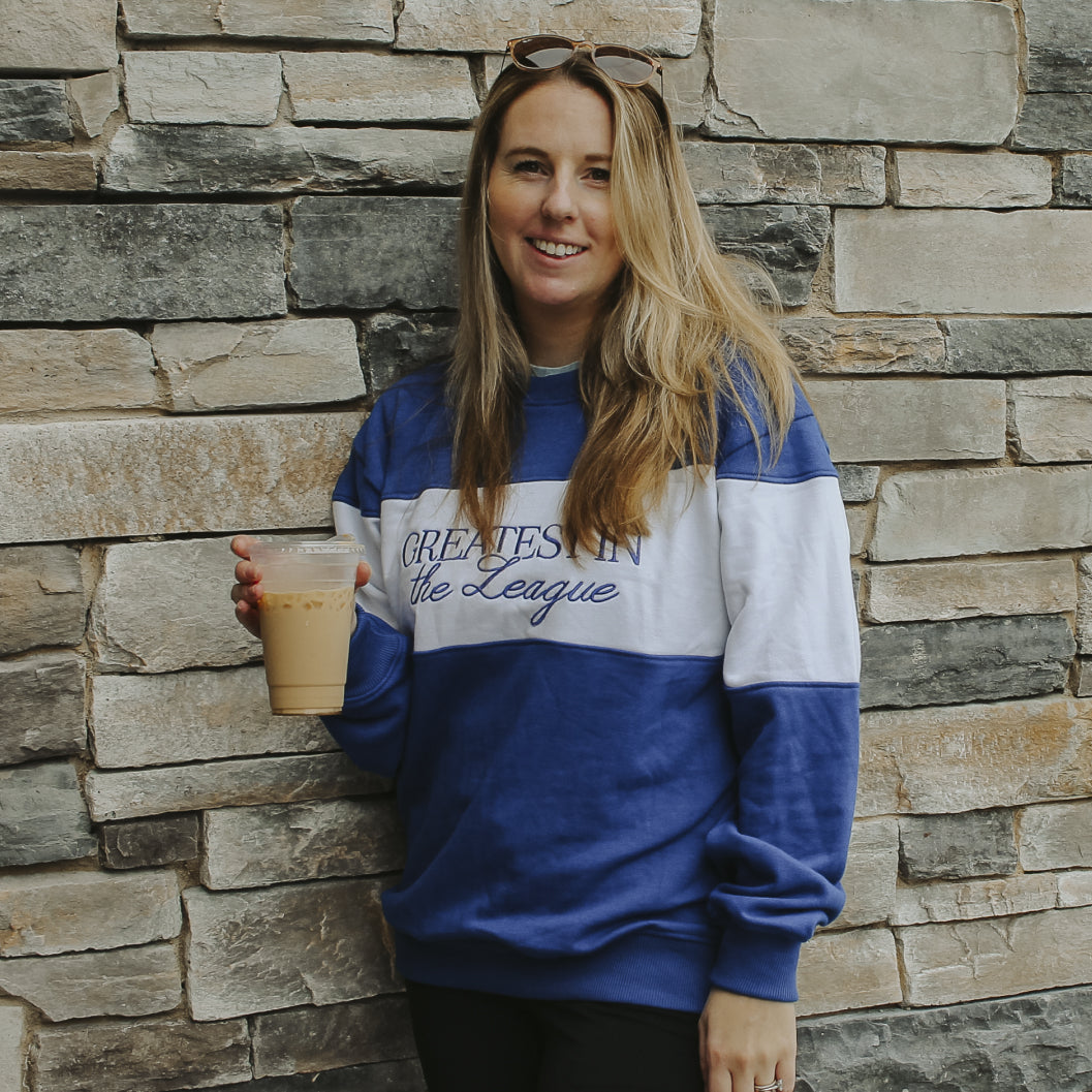 Blue Game Day Classic Varsity Crewneck