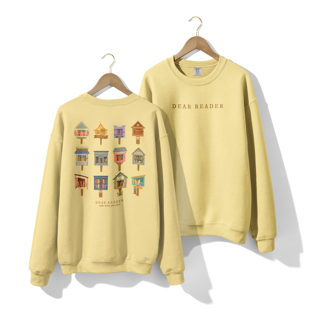 Dear Reader Lightweight Crewneck