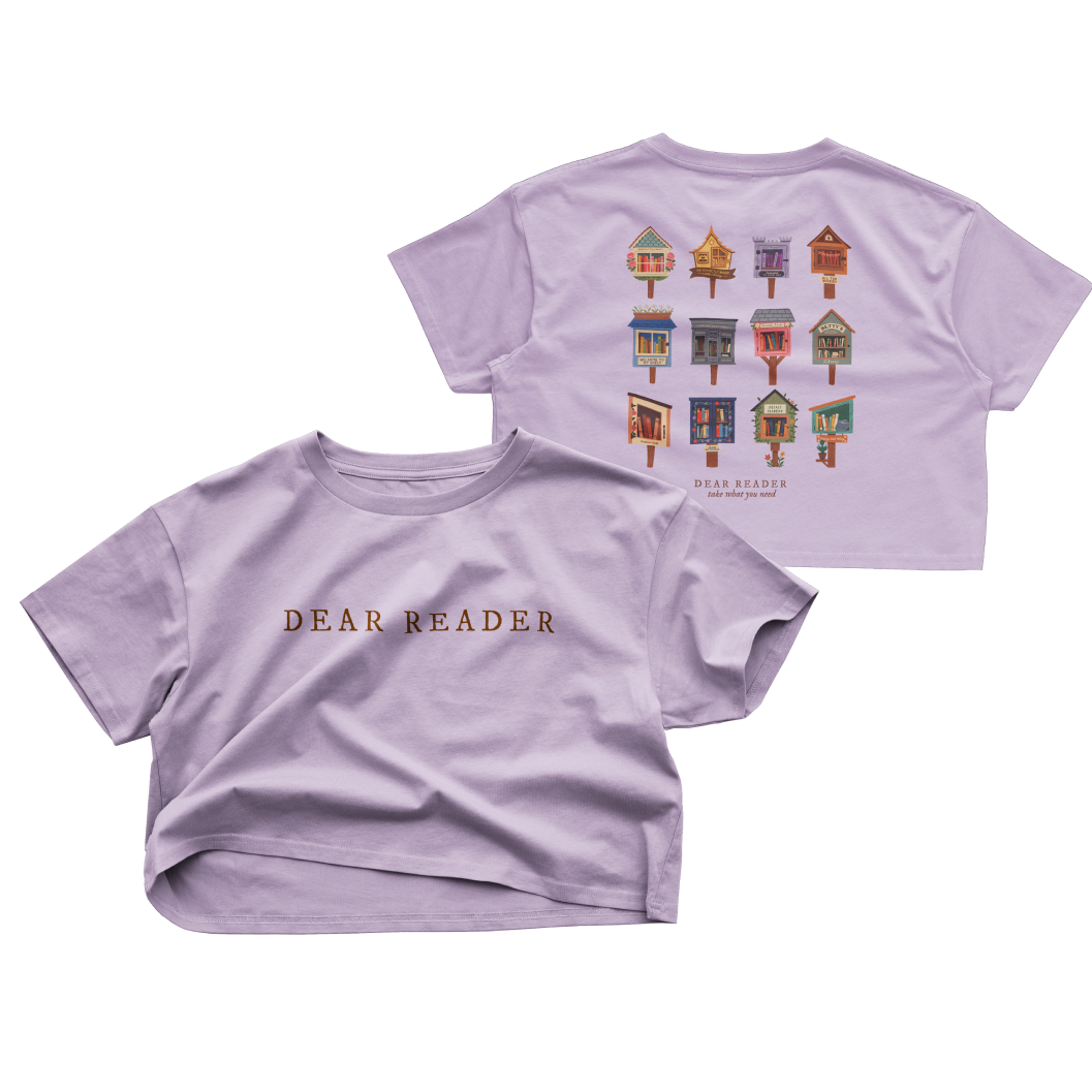Dear Reader Crop Top