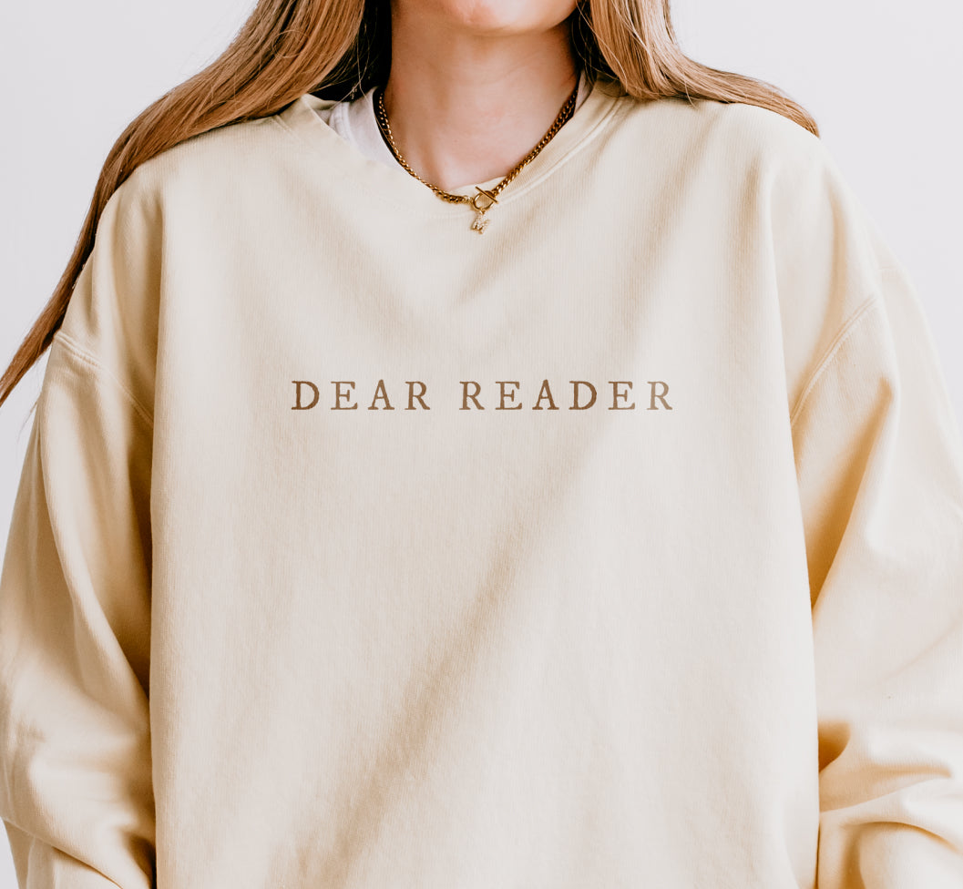 Dear Reader Lightweight Crewneck