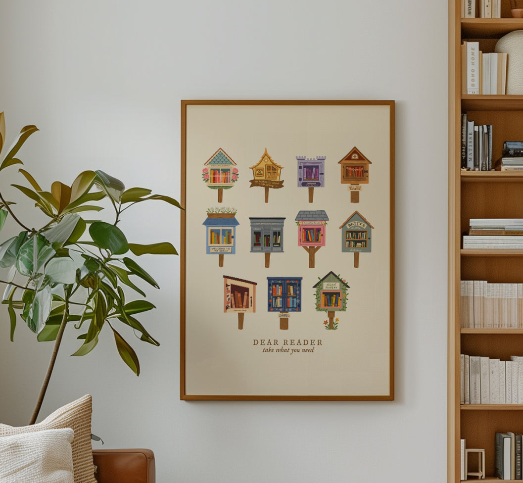 Ivory Dear Reader Print