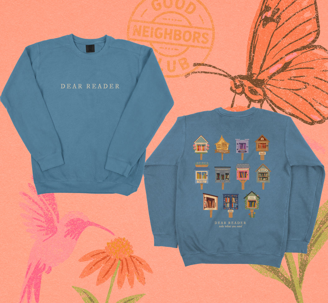 Dear Reader Lightweight Crewneck