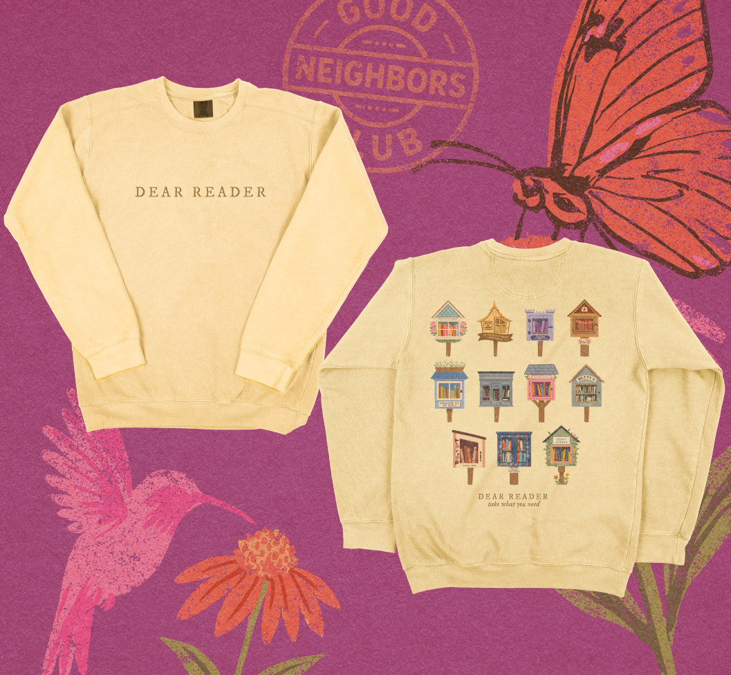 Dear Reader Lightweight Crewneck