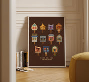 Brown Dear Reader Print