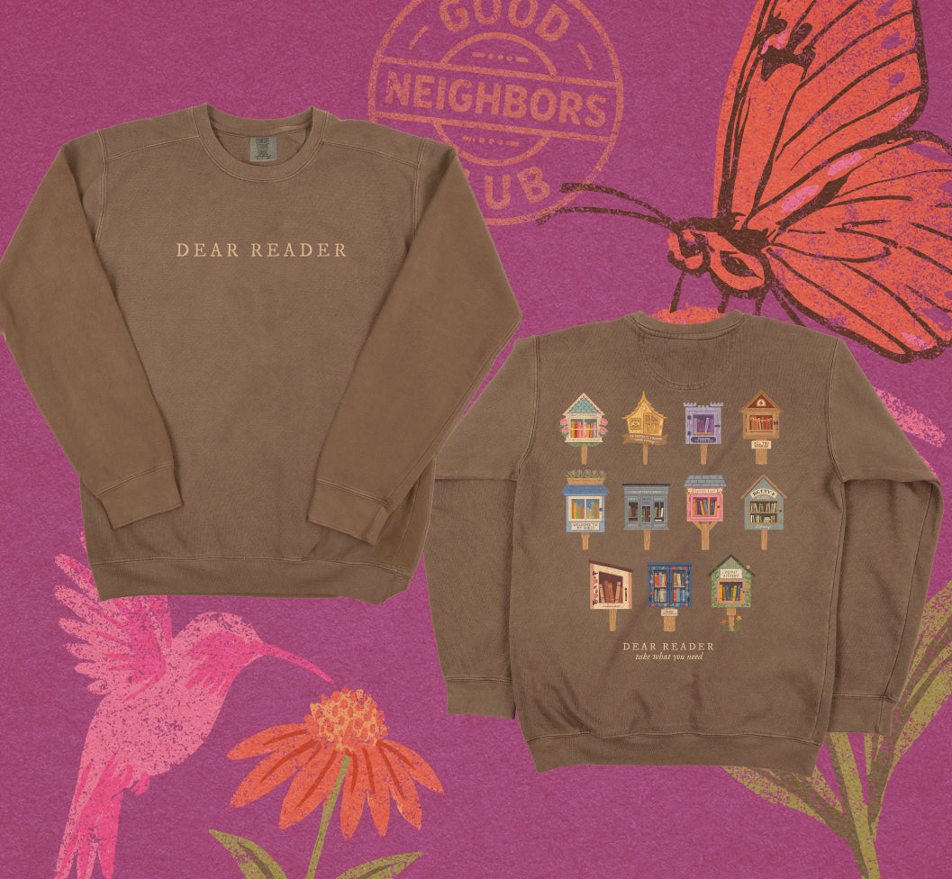 Dear Reader Lightweight Crewneck