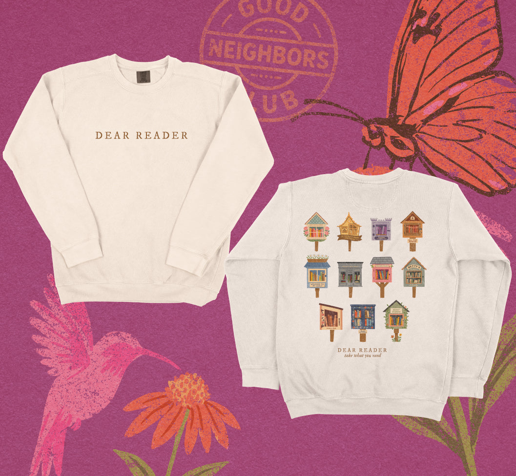Dear Reader Lightweight Crewneck