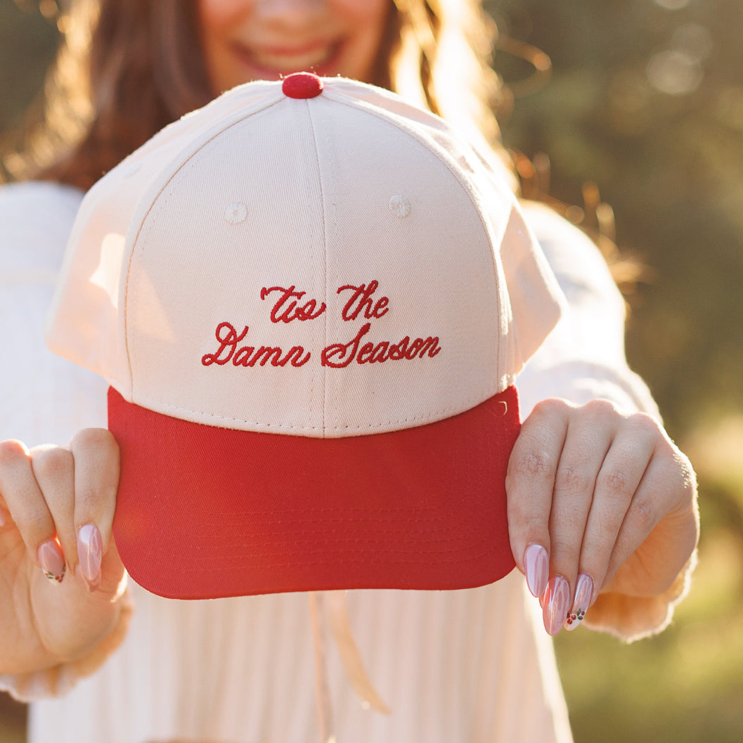 'Tis the Damn Season Red Bow Hat