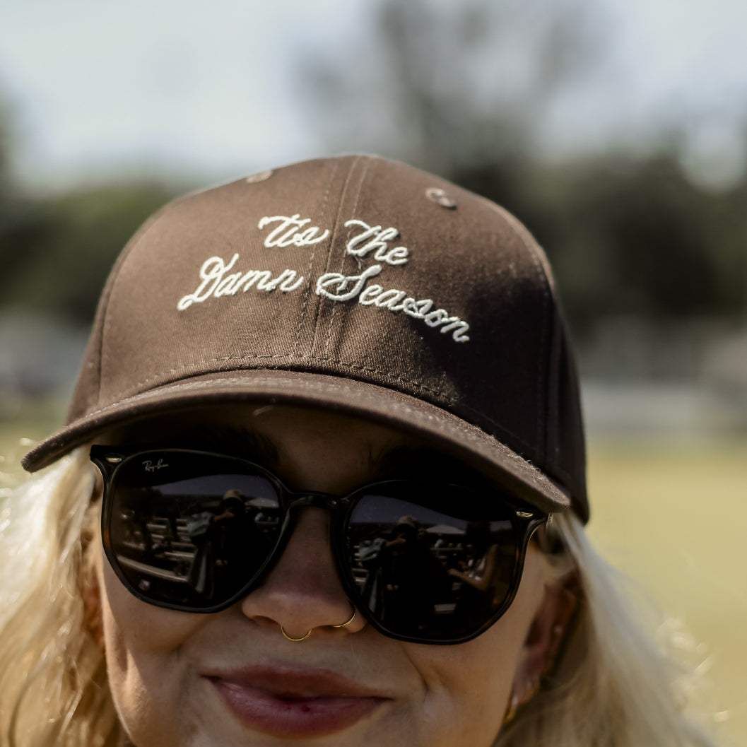 Tis The Damn Season Brown Bow Hat