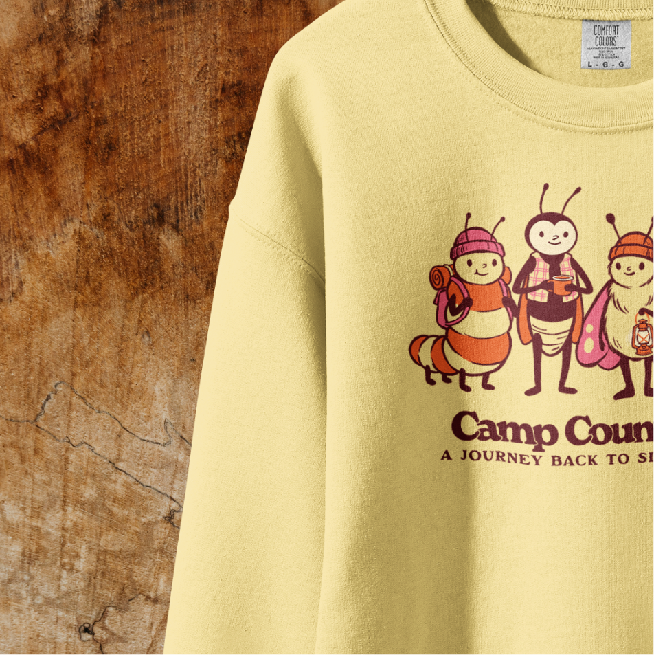 Camp County Line Lightweight Crewneck