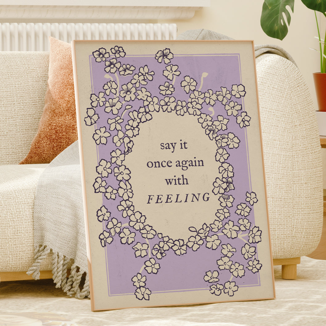Say It Once Again with Feeling Poster