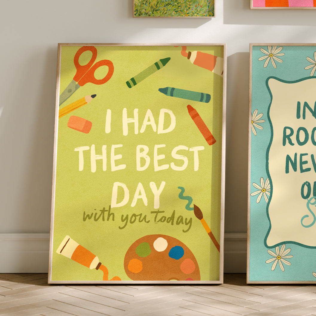 Best Day Kid's Poster