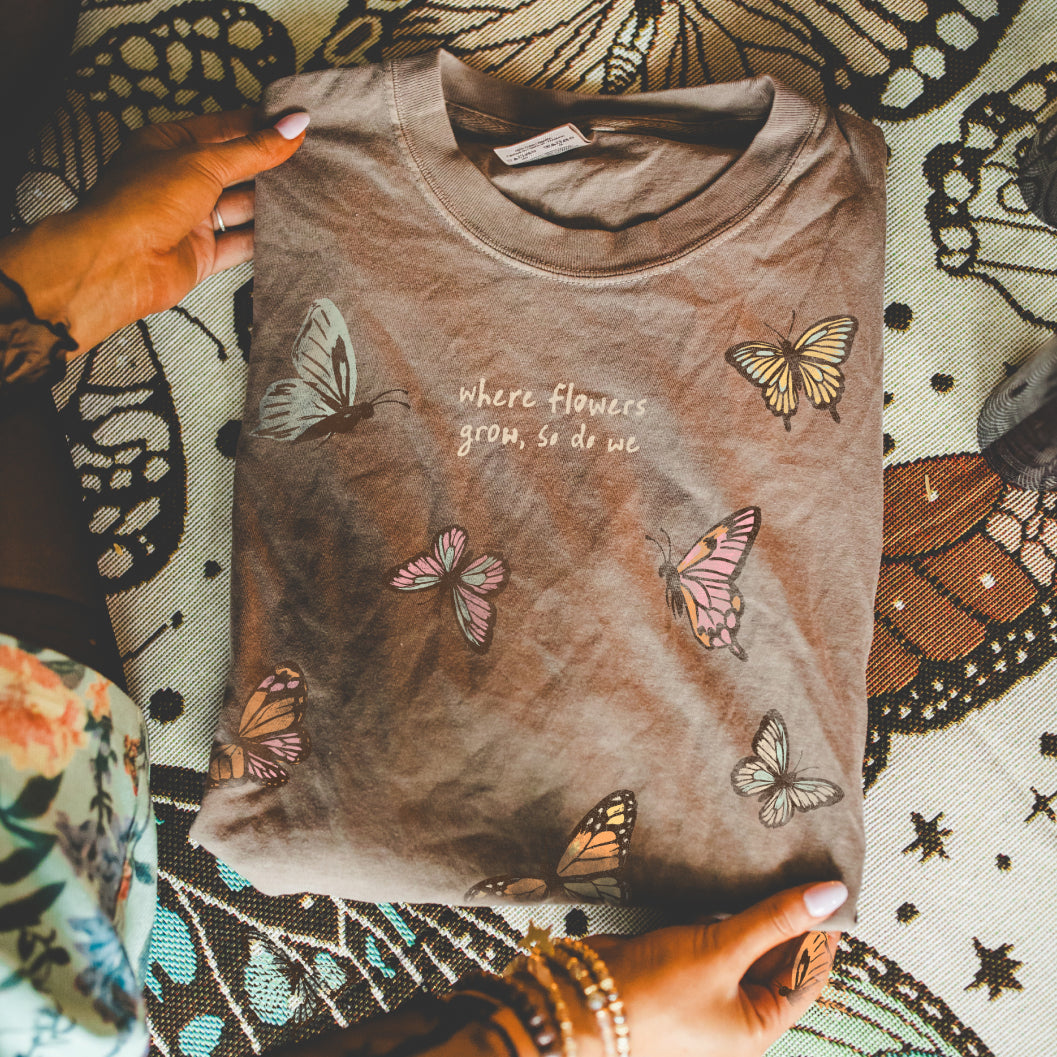 Where Flowers Grow Tee
