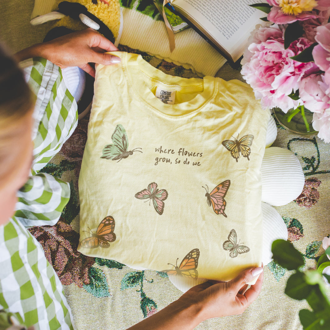 Where Flowers Grow Tee