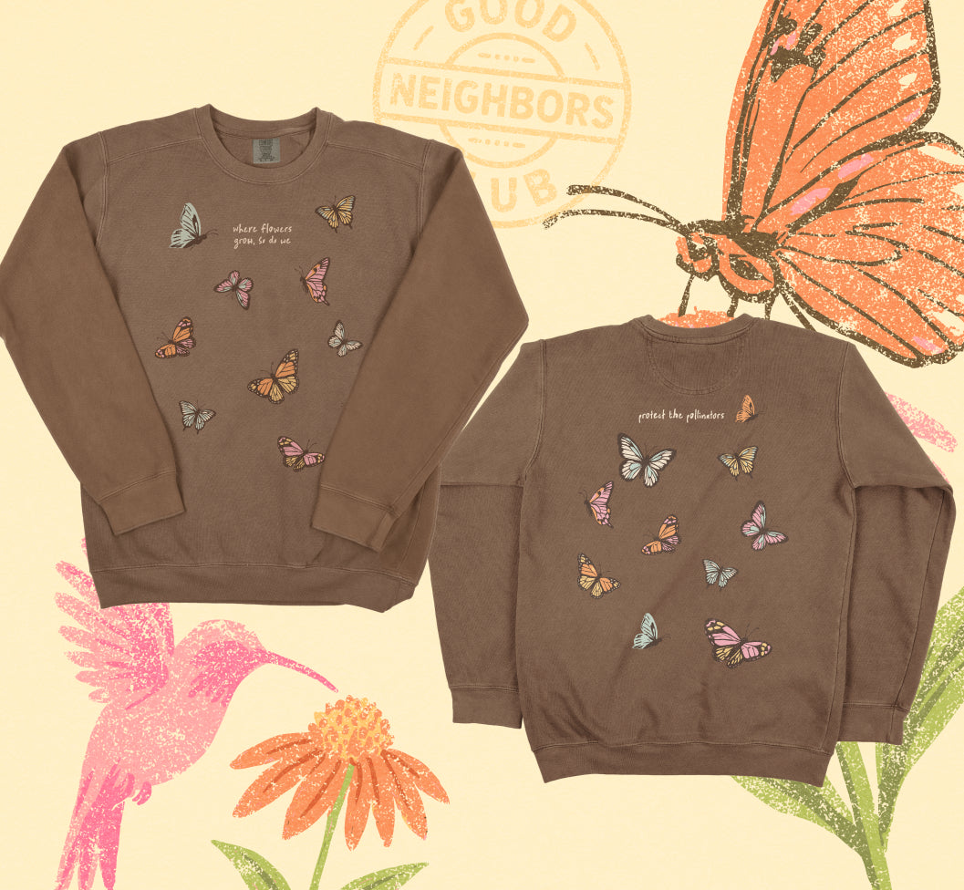 Where Flowers Grow Lightweight Crewneck