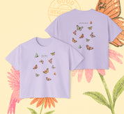 Where Flowers Grow Crop Top