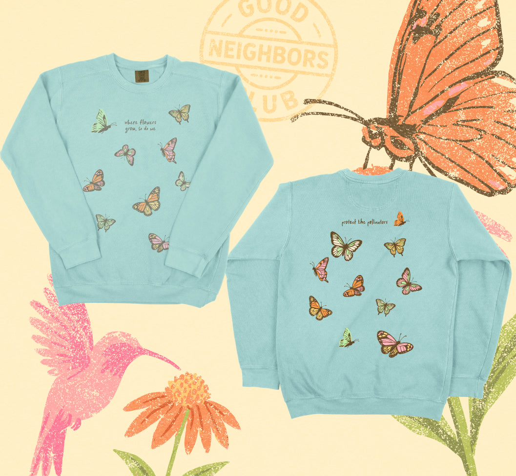 Where Flowers Grow Lightweight Crewneck