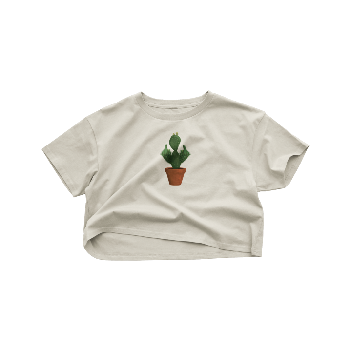 Prickly Crop Top