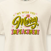 We Wish You a Merry Impeachment Boxy Tee print close-up
