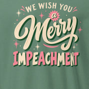 We Wish You a Merry Impeachment Long Sleeve print close-up