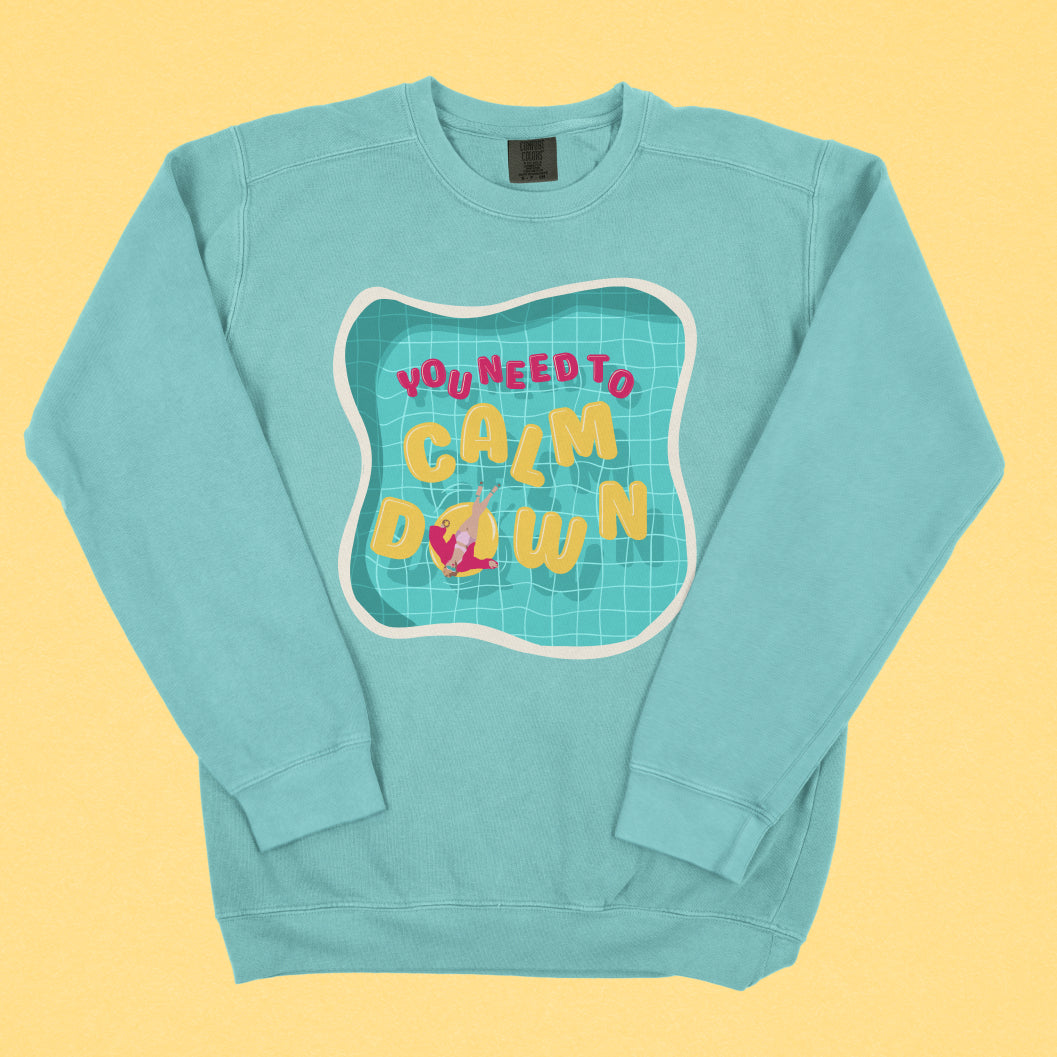 Calm Down Lightweight Crewneck