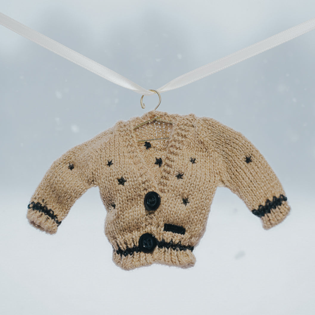Knit Era Cardigan Ornaments