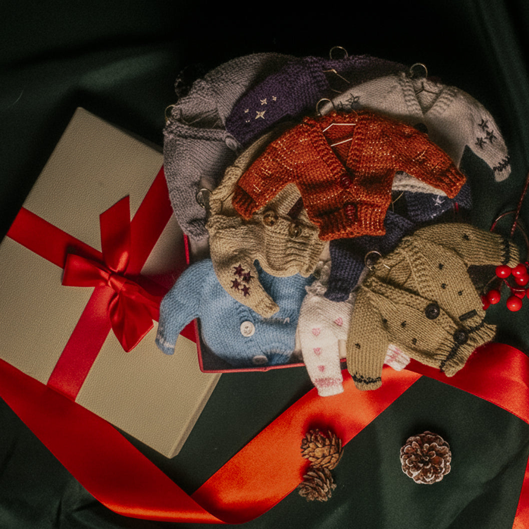 Knit Era Cardigan Ornaments