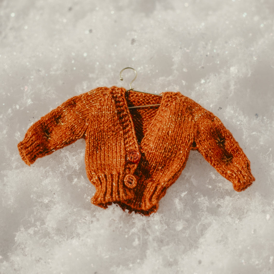 Knit Era Cardigan Ornaments
