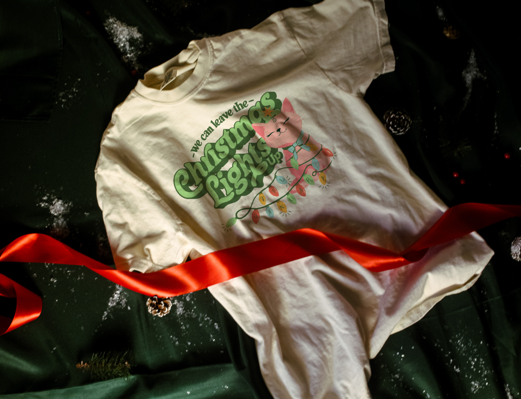 We Can Leave the Christmas Lights Up Tee