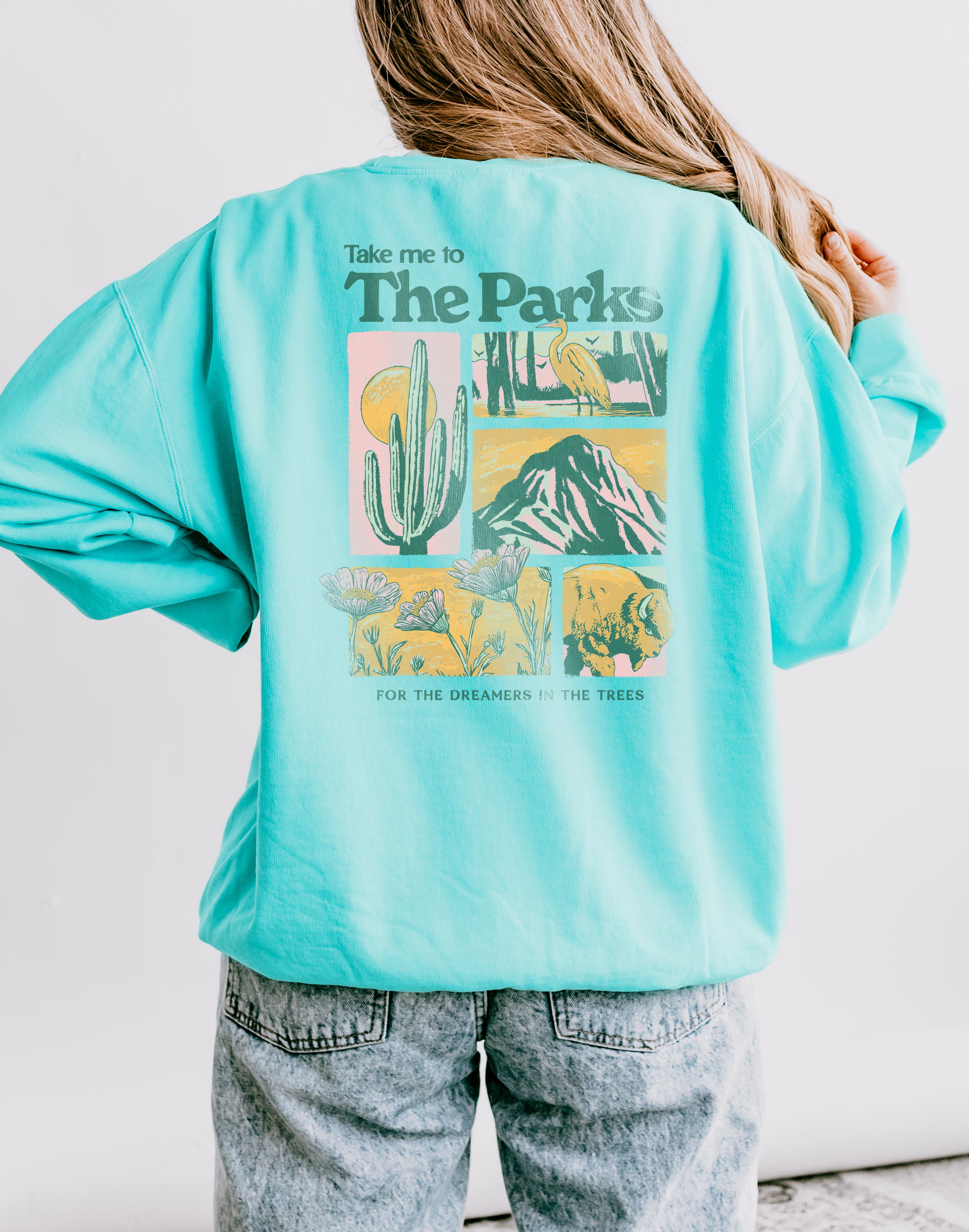 Dreamers in The Trees Lightweight Crewneck