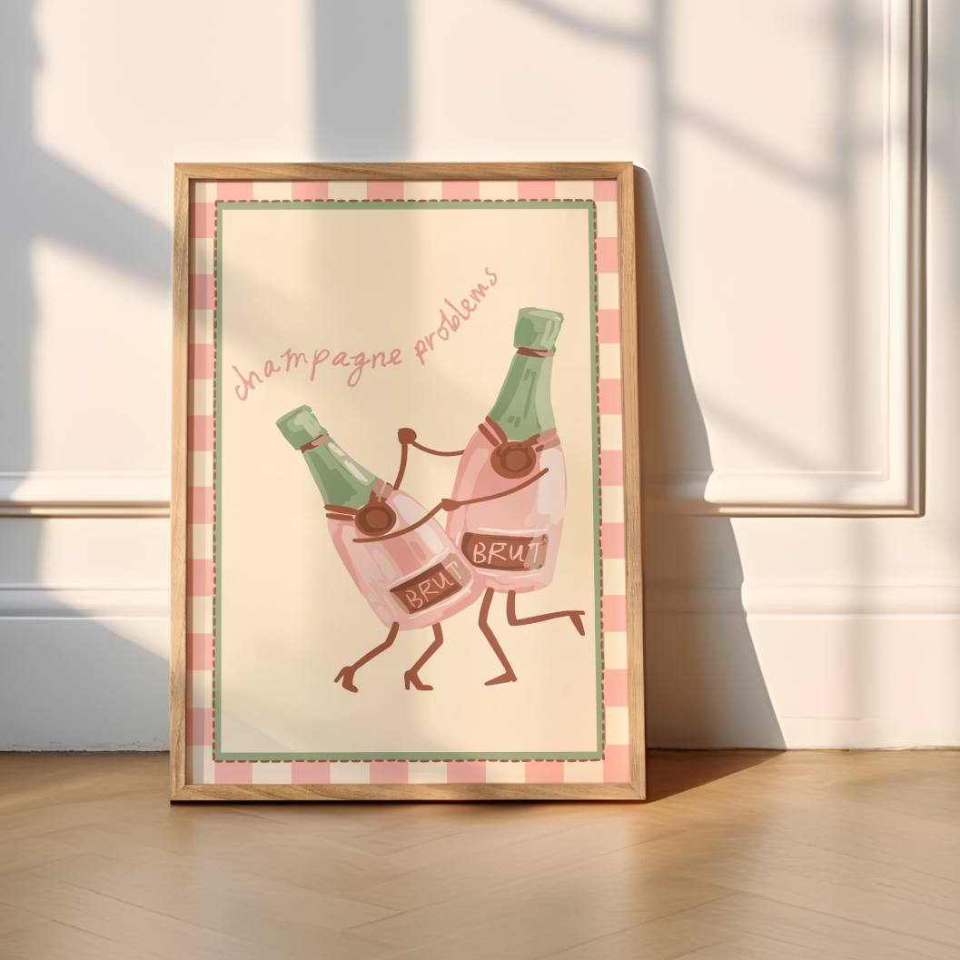 Champagne Problems Poster