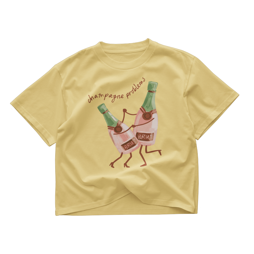Champagne Problems Crop Top