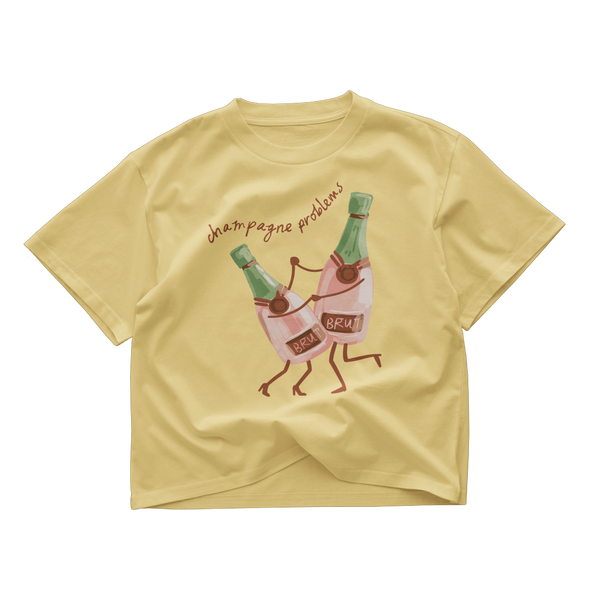 Champagne Problems Crop Top