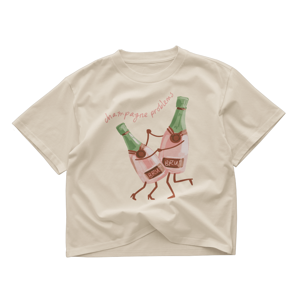 Champagne Problems Crop Top